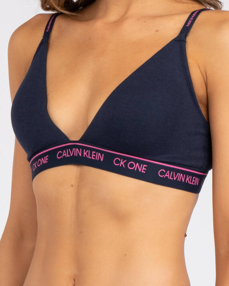 Calvin Klein CK One Triangle Bralette for Womens