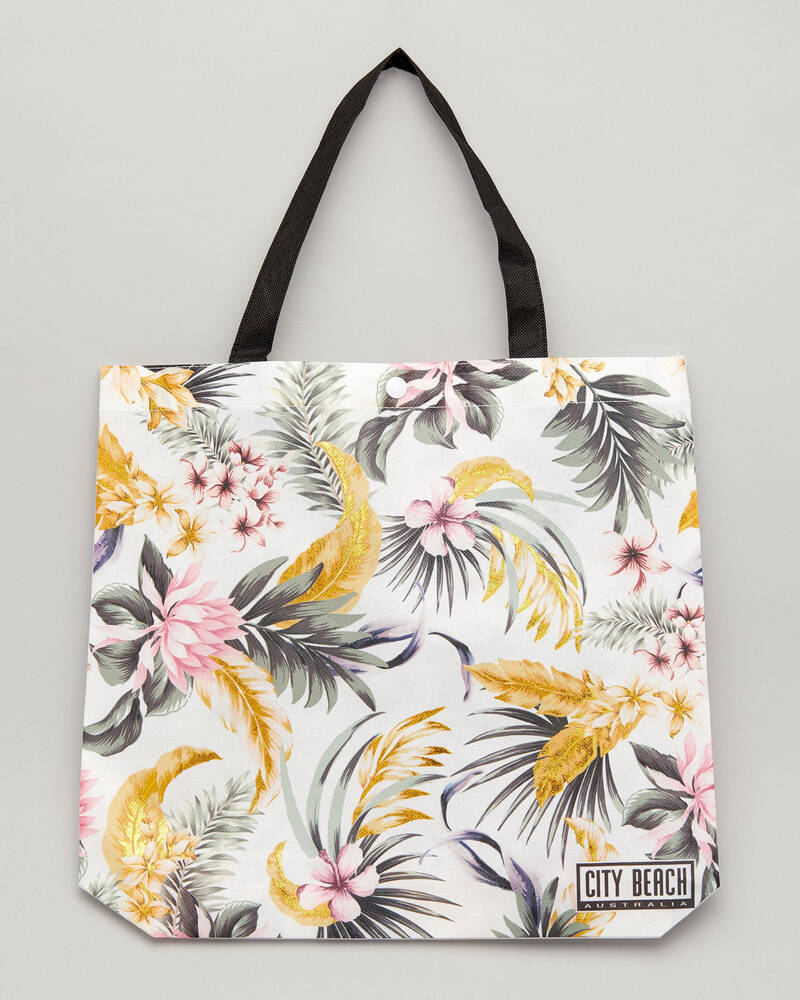 Mooloola Golden Floral Eco Bag for Womens