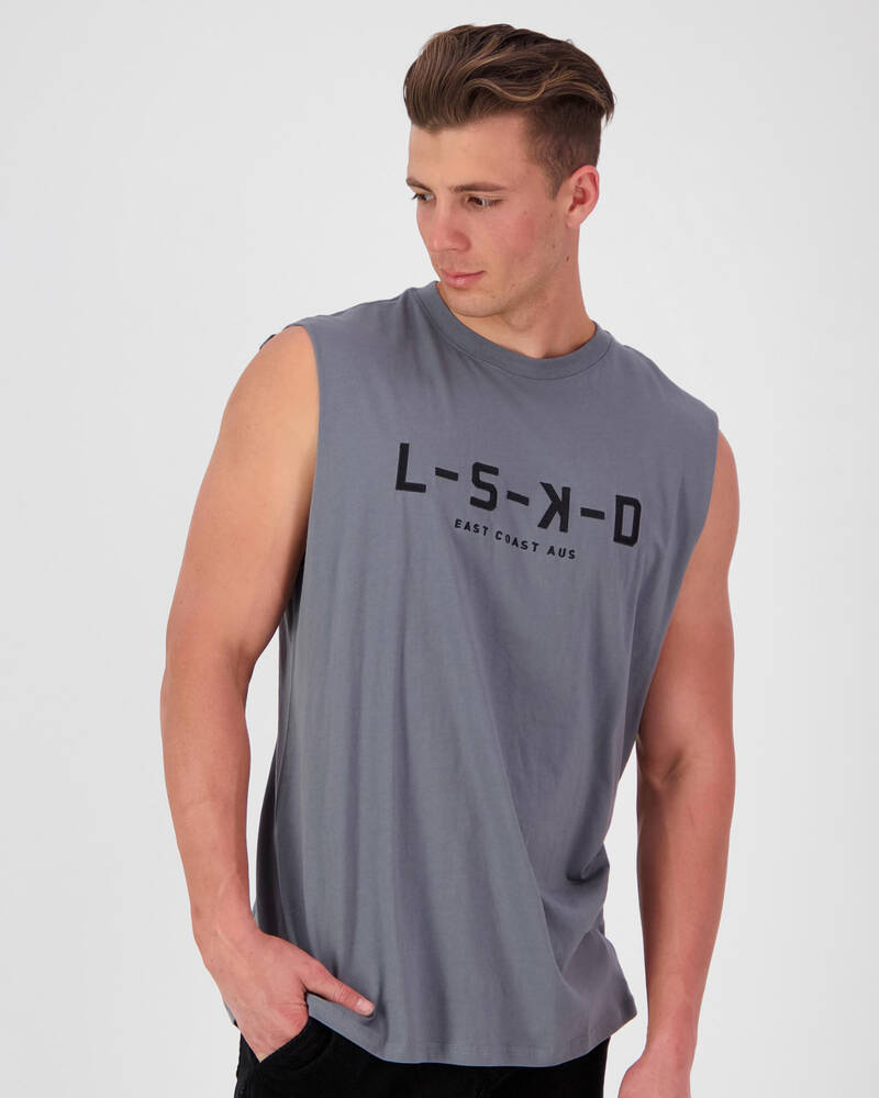 LSKD Loosekid Label Muscle Tank for Mens