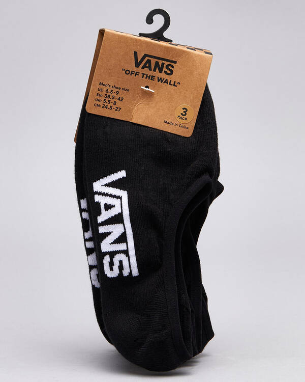 Vans Womens Super No Show Sock Pack for Womens