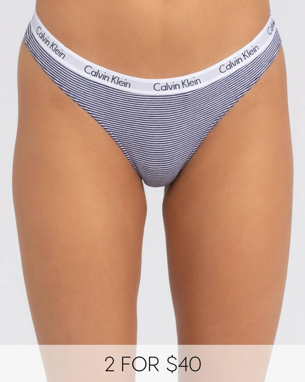 Calvin Klein Carousel Thong for Womens