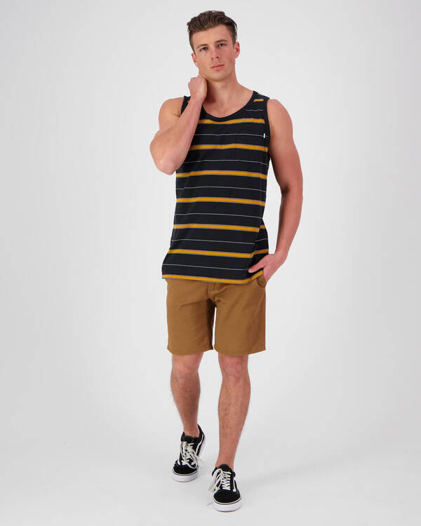 Hurley Harvey Stripe Tank Top for Mens