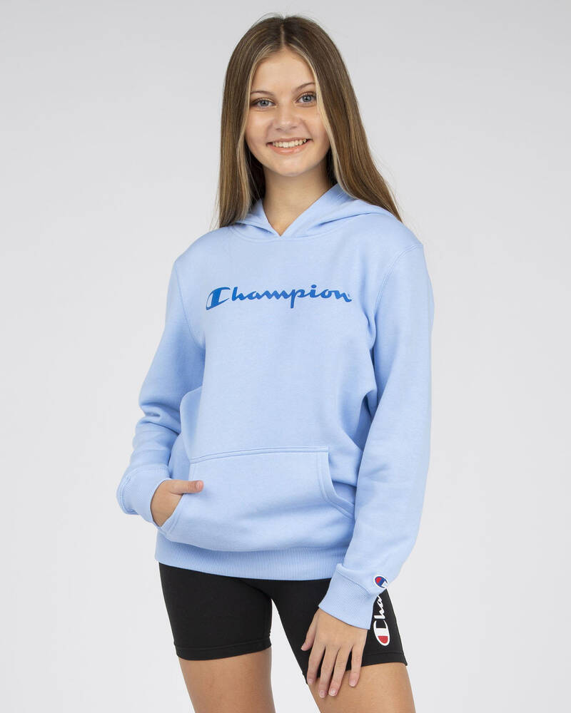 Champion Girls' Logo Hoodie for Womens
