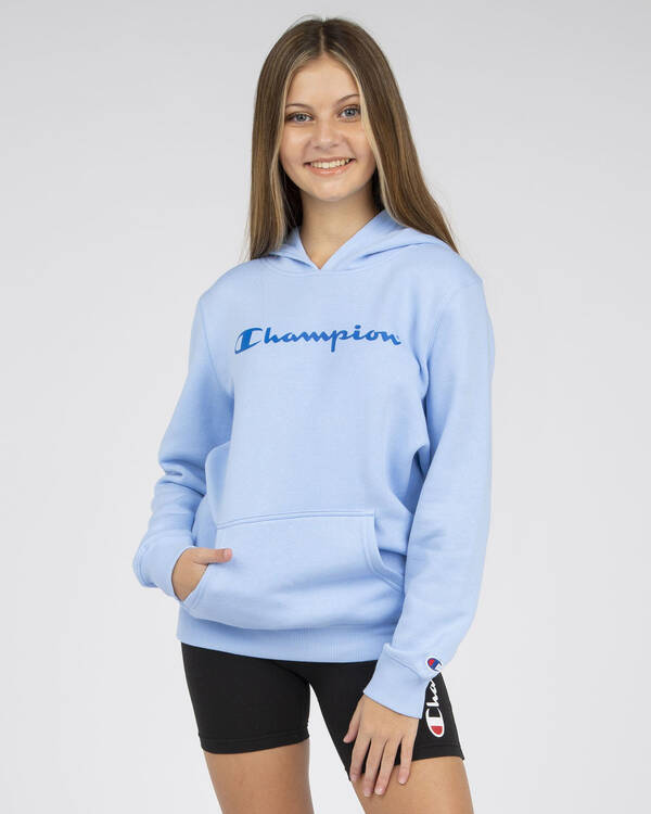 Champion Girls' Logo Hoodie for Womens