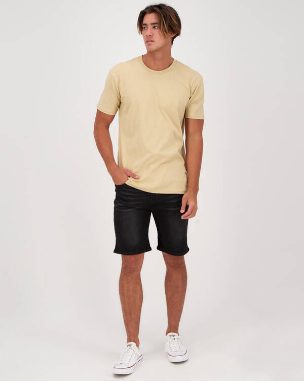 Jacks Char Denim Walk Shorts for Mens