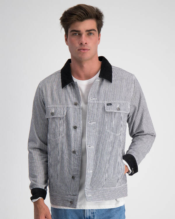 RVCA Daggers Stripe Jacket for Mens