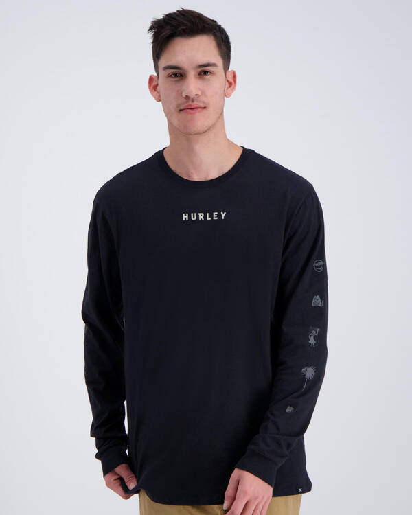 Hurley PRM Burn Baby Long Sleeve T-shirt for Mens