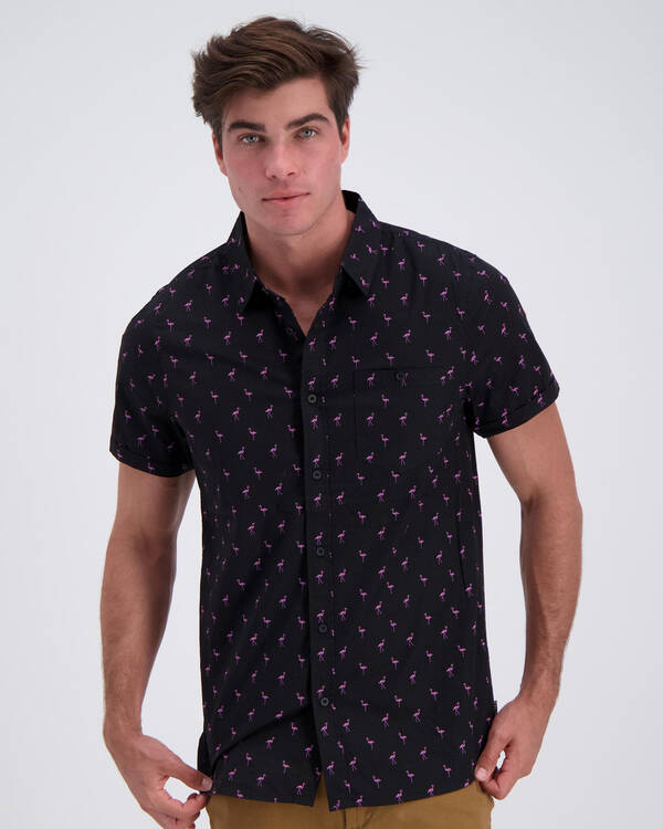 Lucid Tropica Short Sleeve Shirt for Mens