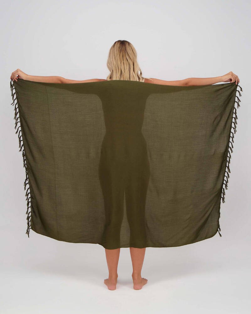 Topanga Plain Sarong for Womens