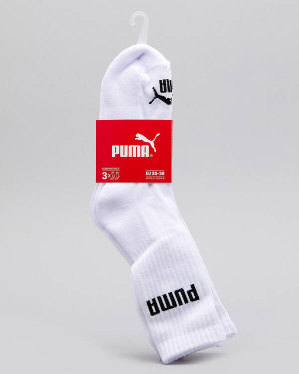 Puma Womens Cushioned Crew Sock Pack for Womens