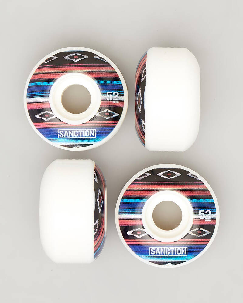 Sanction Calavera 52mm Skatboard Wheel Pack for Unisex