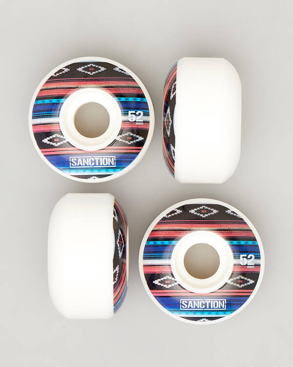 Sanction Calavera 52mm Skatboard Wheel Pack for Unisex
