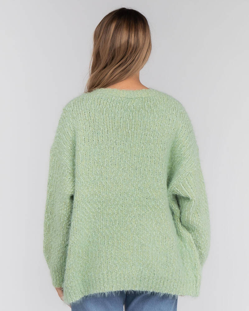 Pink Diamond Outrun Them Knit Cardigan for Womens