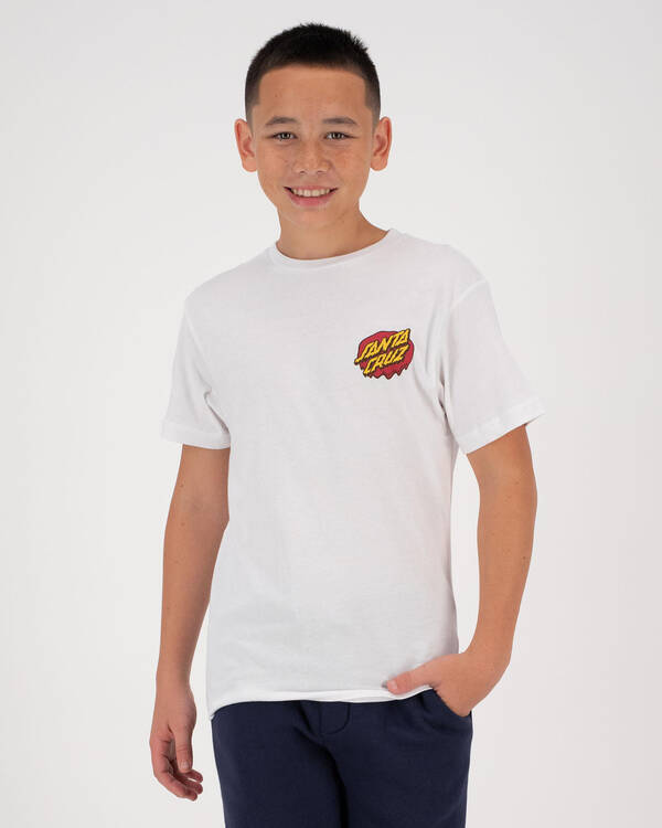 Santa Cruz Boys' Melting Dot T-Shirt for Mens