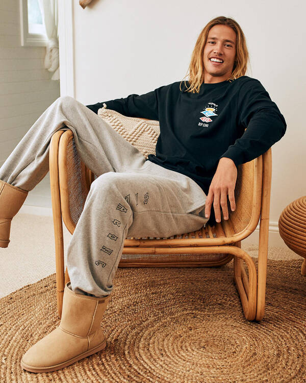 Rip Curl Search Logo Long Sleeve T-Shirt for Mens