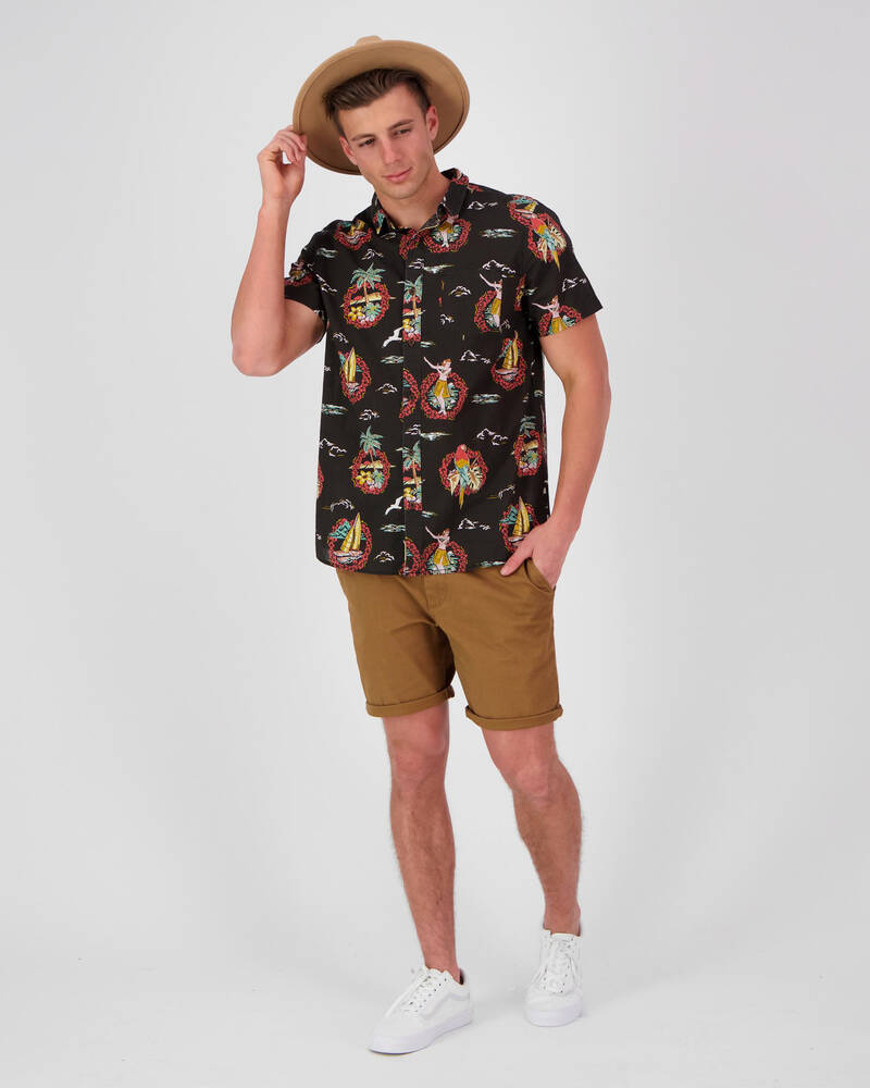 Banks Journal Seaside Short Sleeve Shirt for Mens