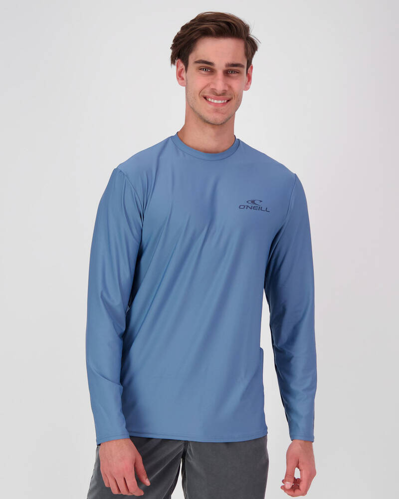 O'Neill Basic Skins Long Sleeve Rash Vest for Mens