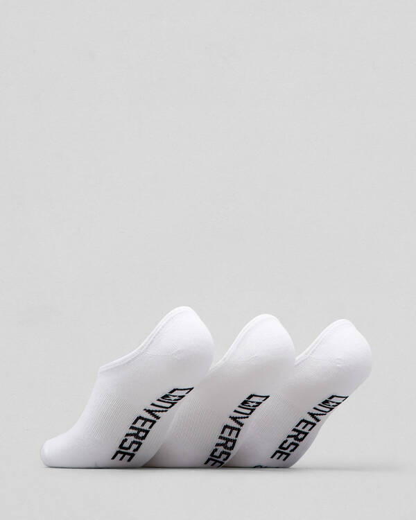 Converse Invisble 3 Pack Socks for Mens