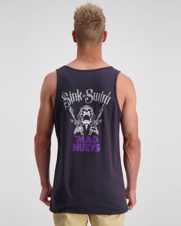 The Mad Hueys Sink Or Swim Singlet for Mens