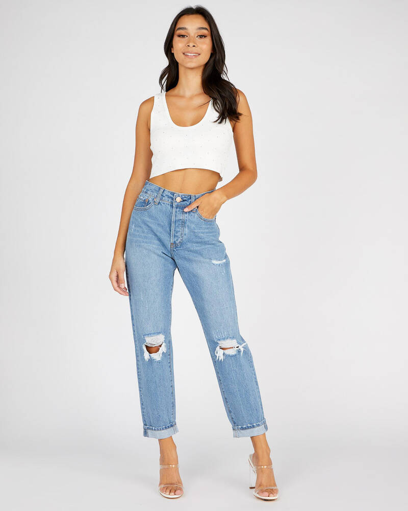 Ava And Ever Heartbreaker Tank Top for Womens