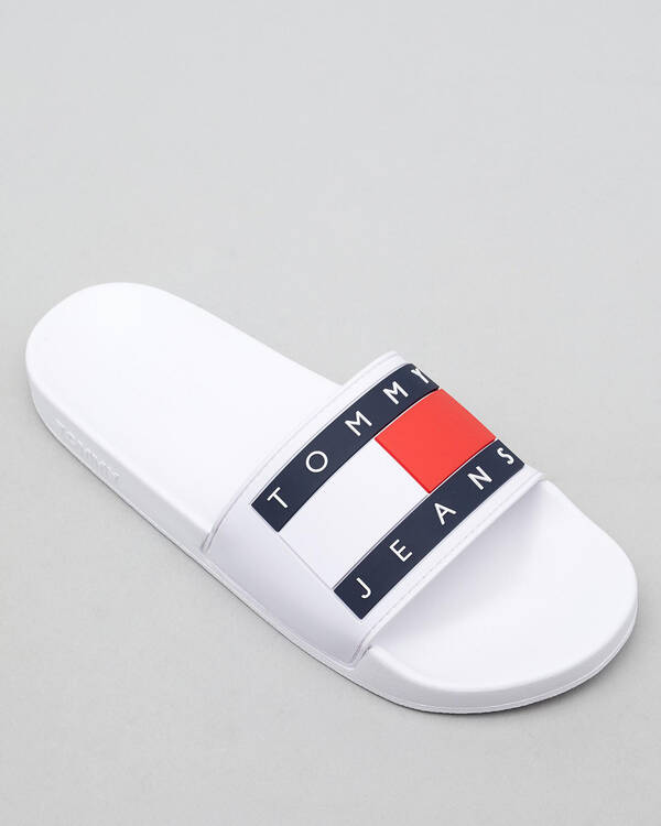 Tommy Hilfiger Tommy Jeans Flag Pool Slide Sandals for Womens