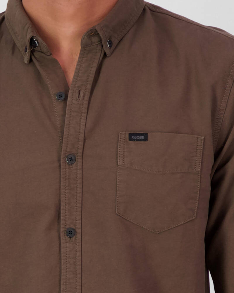 Globe Goodstock Oxford Long Sleeve Shirt for Mens