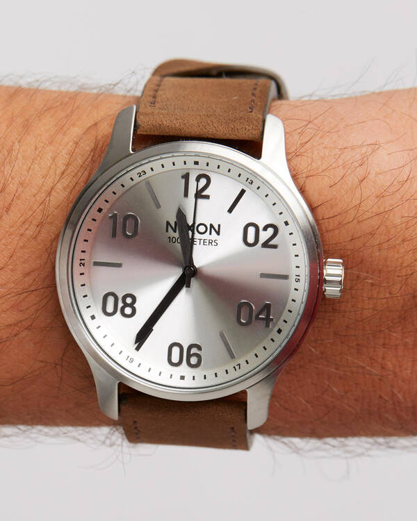 Nixon Patrol Silver/Brown for Mens