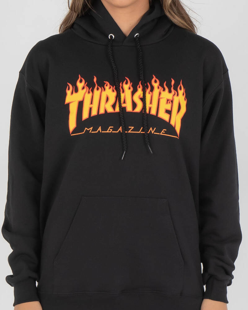 Thrasher Flame Hoodie for Womens