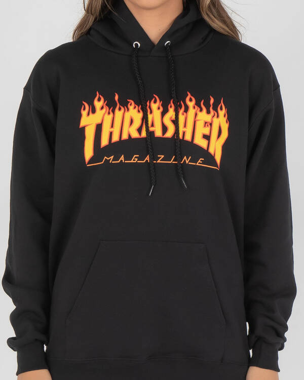 Thrasher Flame Hoodie for Womens