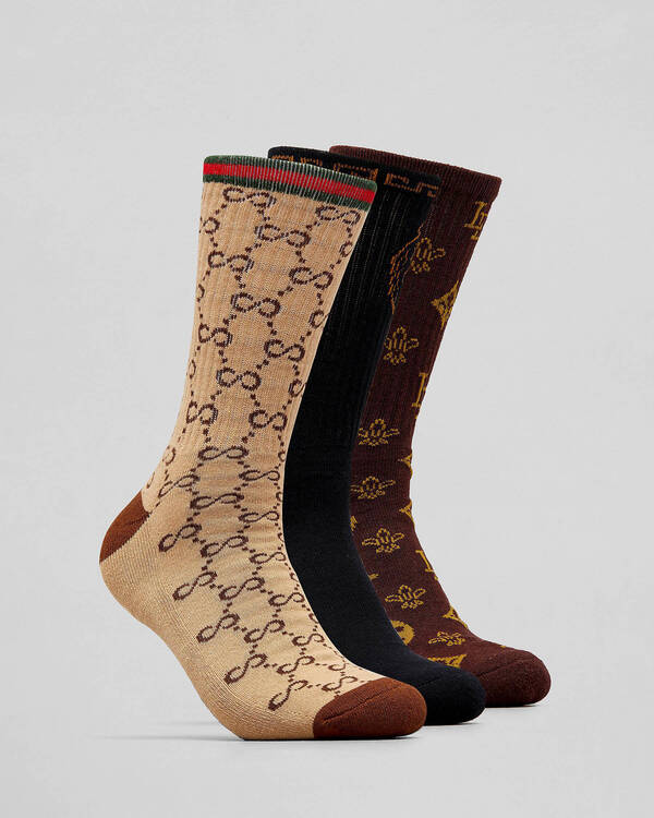 Lucid Milano 3 Pack Socks for Mens