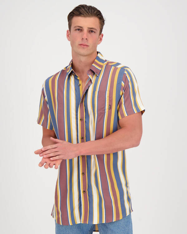 Counter Culture Vertical Short Sleeve Shirt for Mens