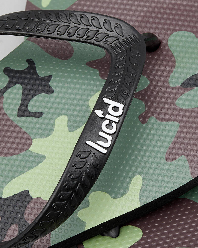 Lucid Lucid Wedge Camo Thongs for Mens