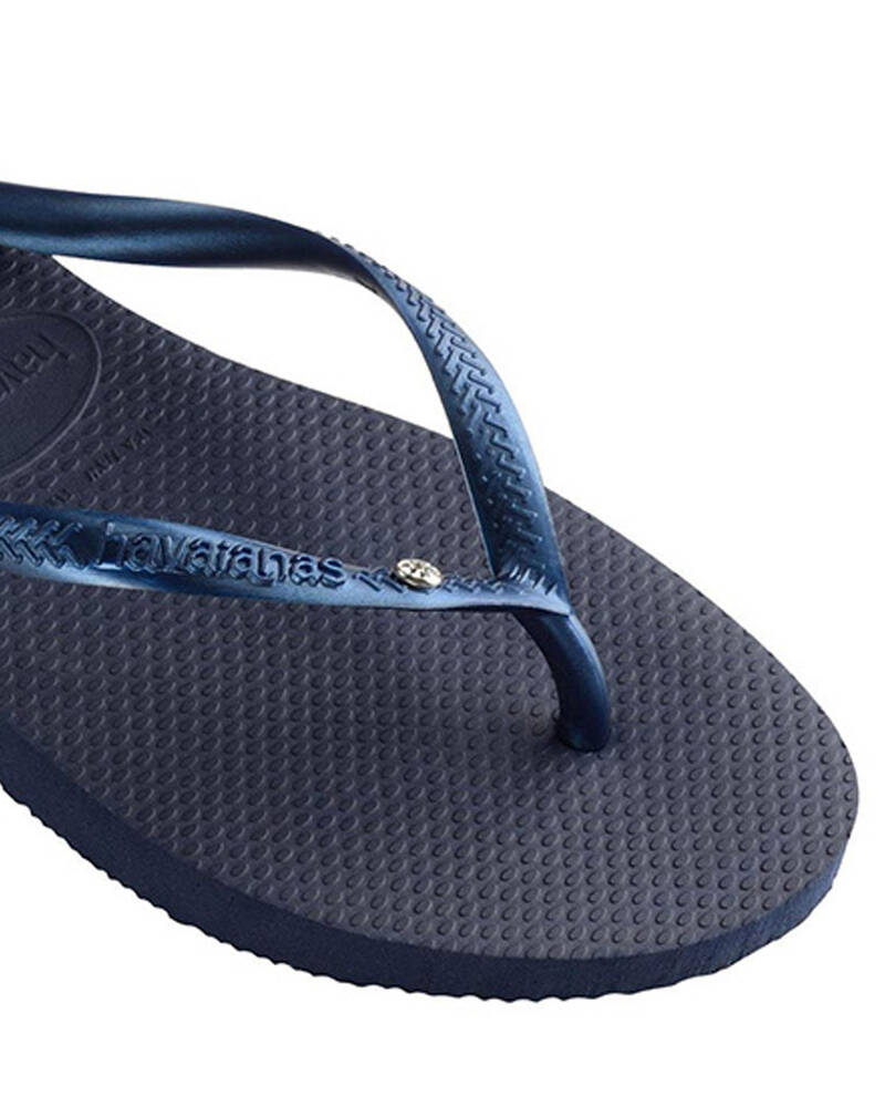 Havaianas Slim Crystal Thongs for Womens