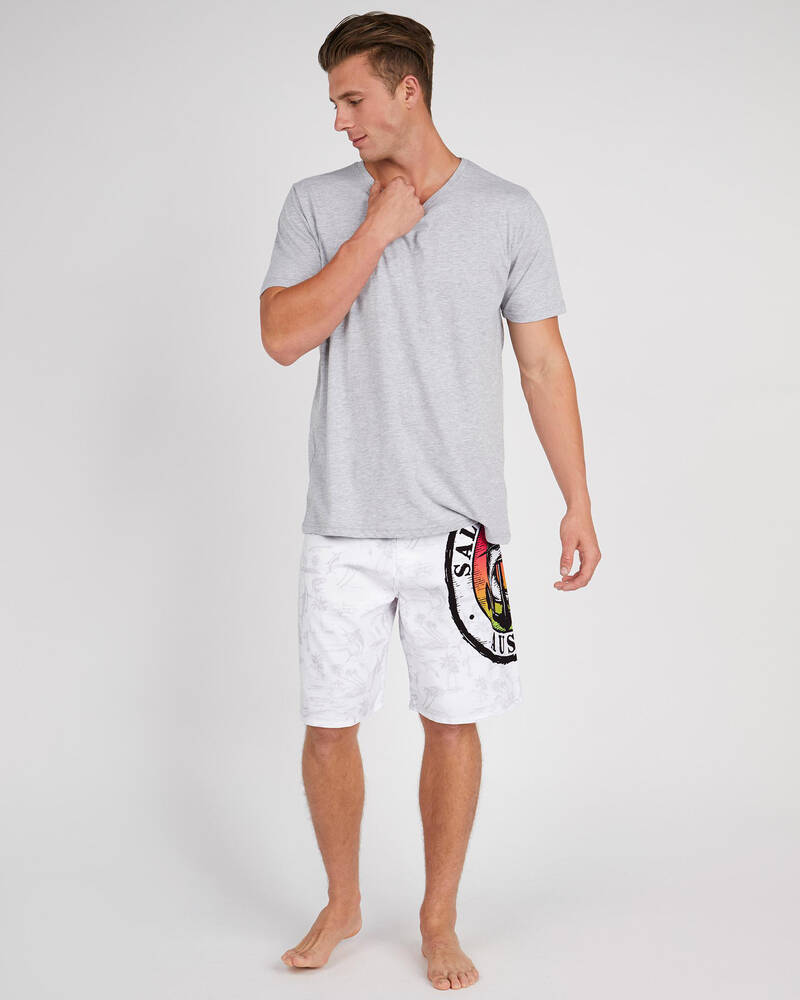 Salty Life Reflections Board Shorts for Mens