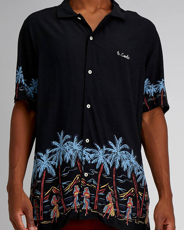 Barney Cools Holiday Camp Short Sleeve Shirt for Mens