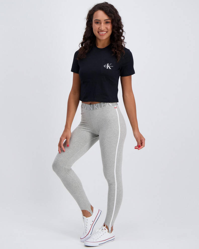 Calvin Klein CK Stirrup Leggings for Womens