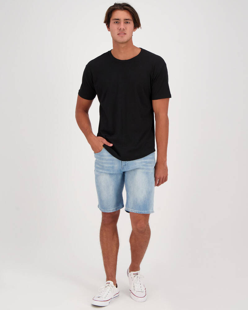 Jacks Char Denim Walk Shorts for Mens