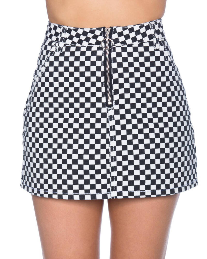 Ava And Ever Checkerboard Skirt for Womens