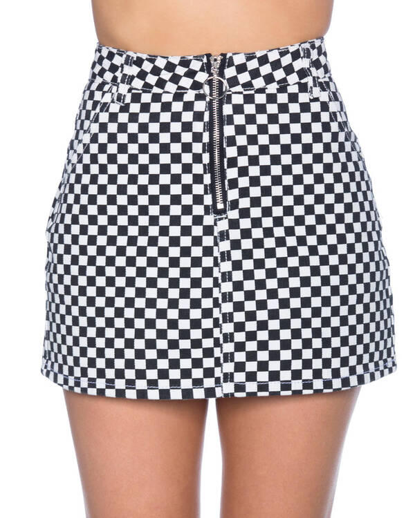 Ava And Ever Checkerboard Skirt for Womens