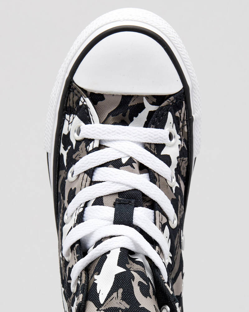 Converse Kids' Shark Bite High Top Shoes for Mens