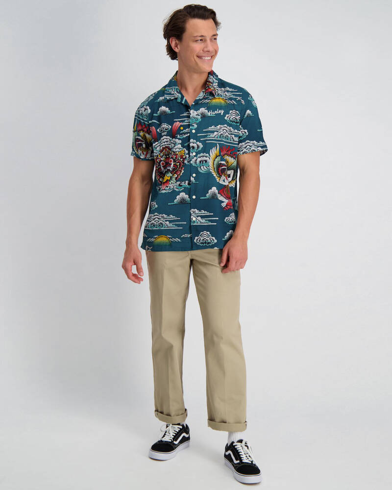 Hurley Indo Woven Top Shirt for Mens