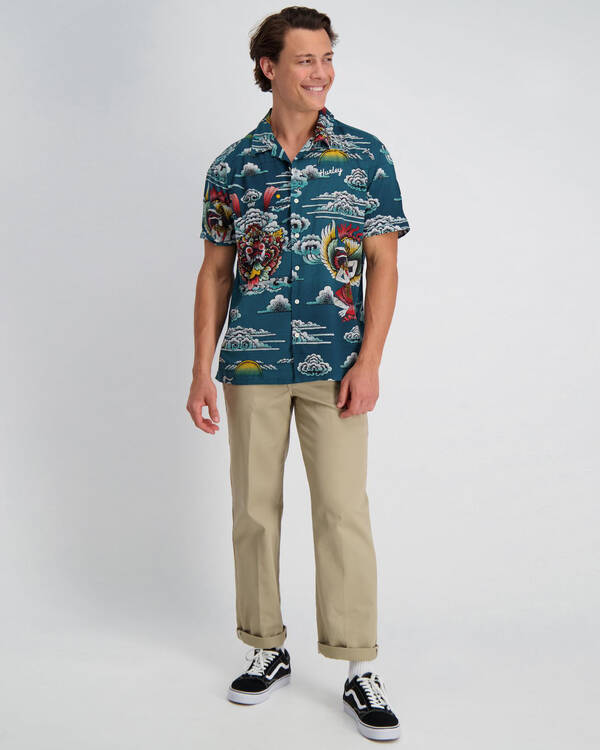 Hurley Indo Woven Top Shirt for Mens