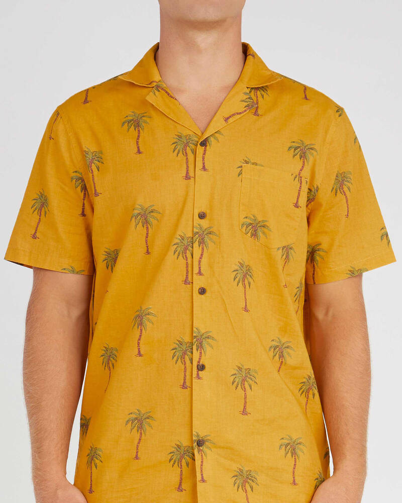 Banks Journal Palm Dreams Short Sleeve Shirt for Mens