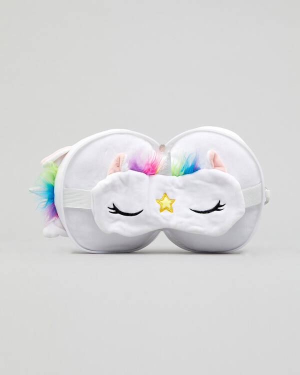Mooloola Smoosho's Pals Unicorn Travel Pillow & Eye Mask for Unisex