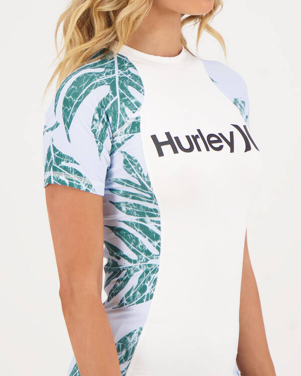 Hurley Papette Short Sleeve Rash Vest for Womens