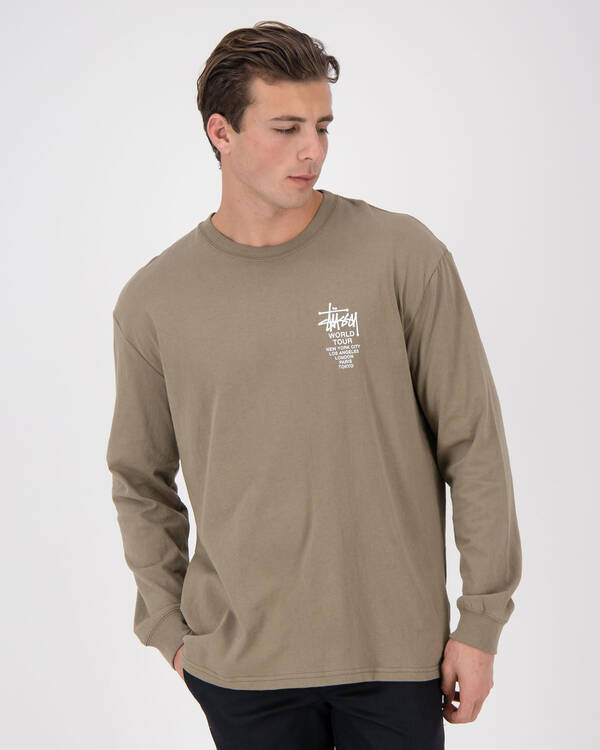 Stussy Tour Long Sleeve T-Shirt for Mens