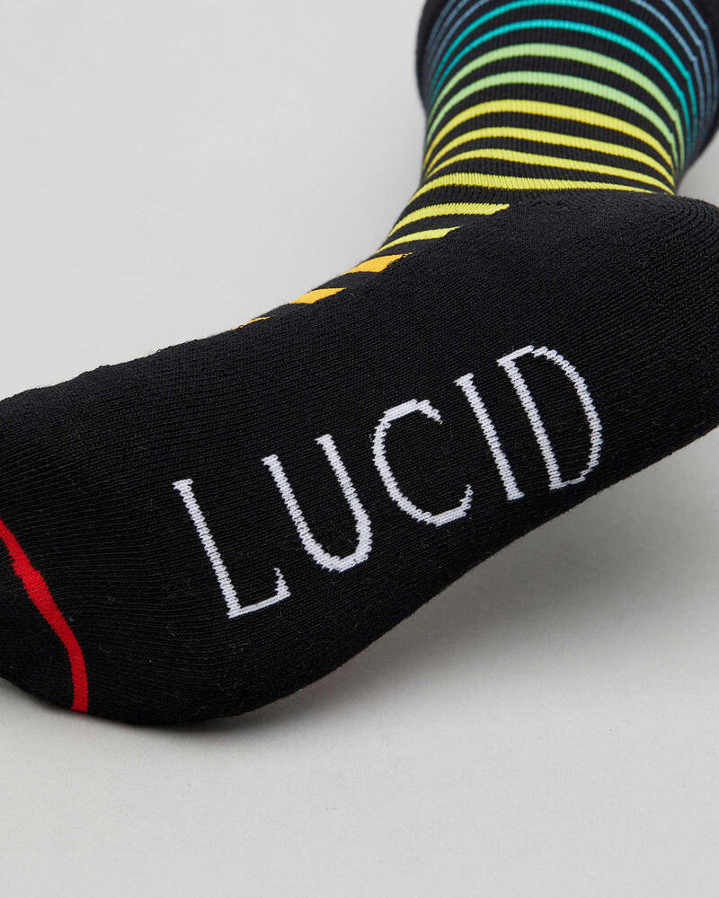 Lucid Rainbow Road Socks for Mens