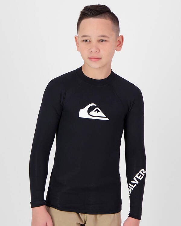 Quiksilver Boys' All Time Long Sleeve Rash Vest for Mens