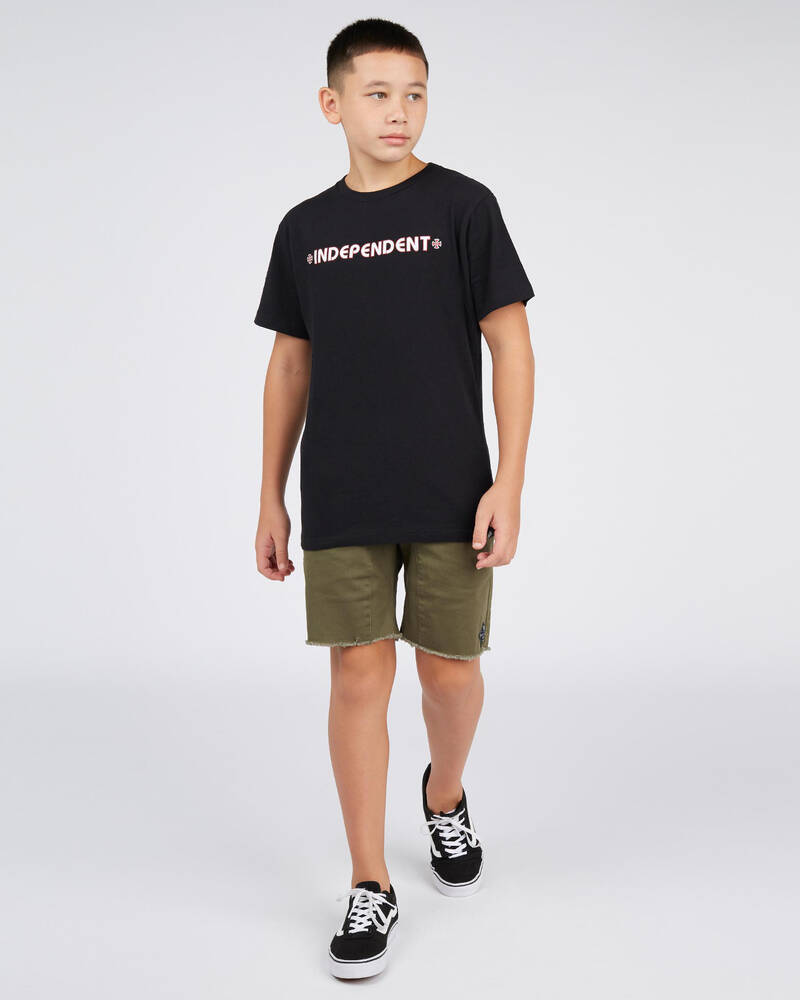Independent Boys' Bar Cross T-Shirt for Mens