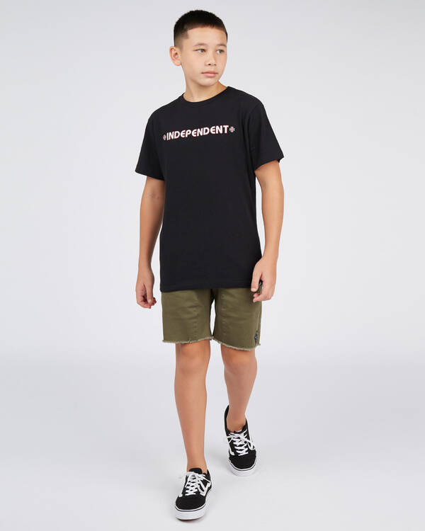 Independent Boys' Bar Cross T-Shirt for Mens